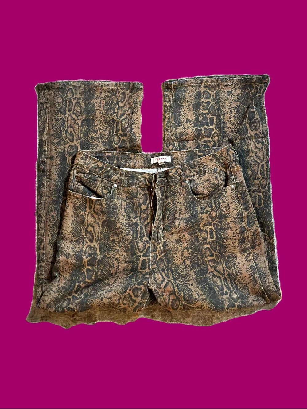Vigoss Snakeskin Print Pants